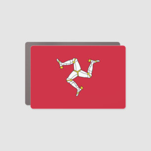 Isle of Man Flag Car Magnet