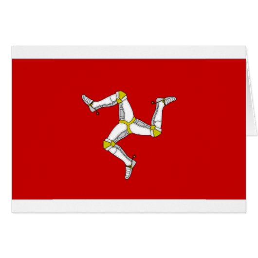Isle of Man Flag Cards (Front Horizontal)