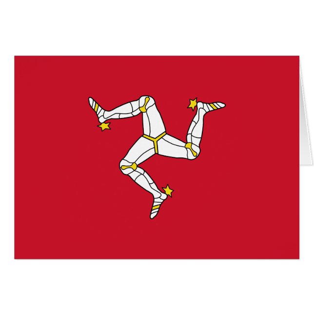 Isle of Man Flag Cards (Front Horizontal)