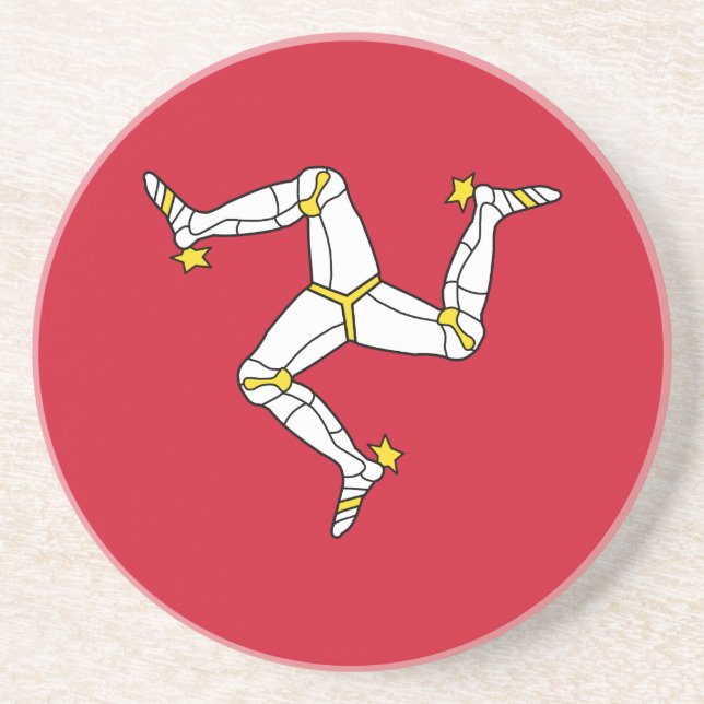 Isle of Man Flag Coaster (Front)