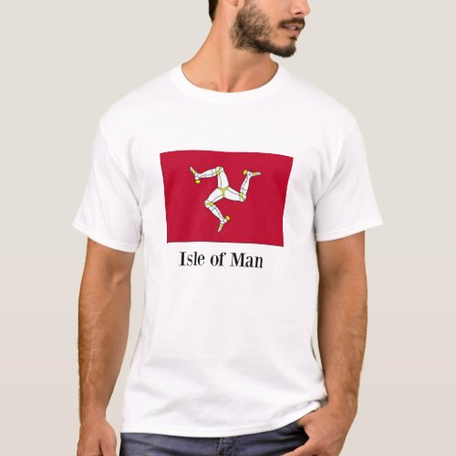 Isle of Man flag custom design T_Shirt