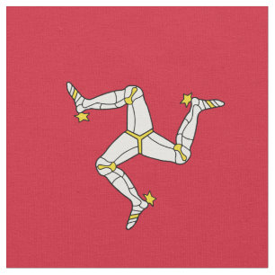 Isle of Man flag Fabric