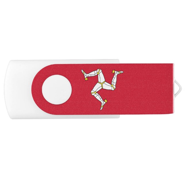 Isle of Man Flag Flash Drive (Front)