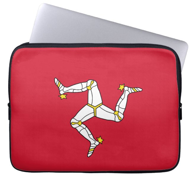 Isle of Man flag Laptop Sleeve (Front)