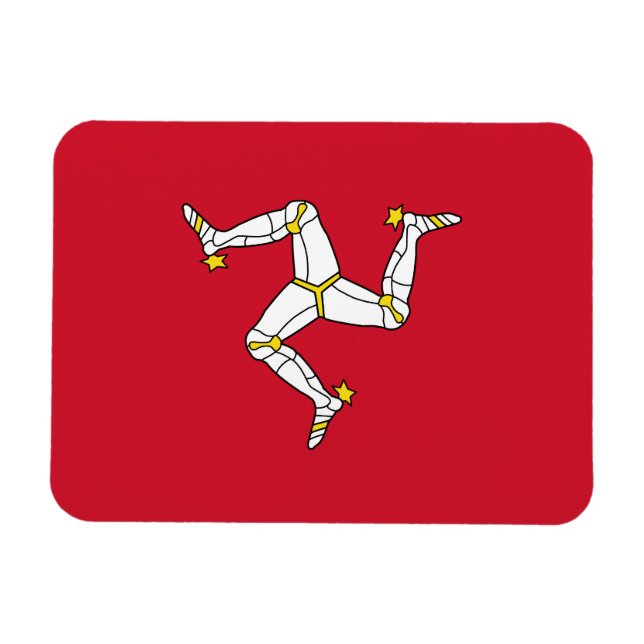 Isle of Man Flag Magnet (Horizontal)