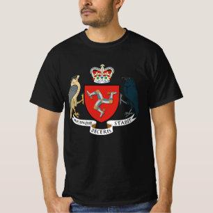 Isle of Man Flag - Manx Emblem - Brattagh Vannin T-Shirt