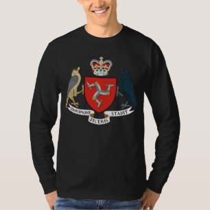 Isle of Man Flag Manx Emblem Brattagh Vannin T-Shirt