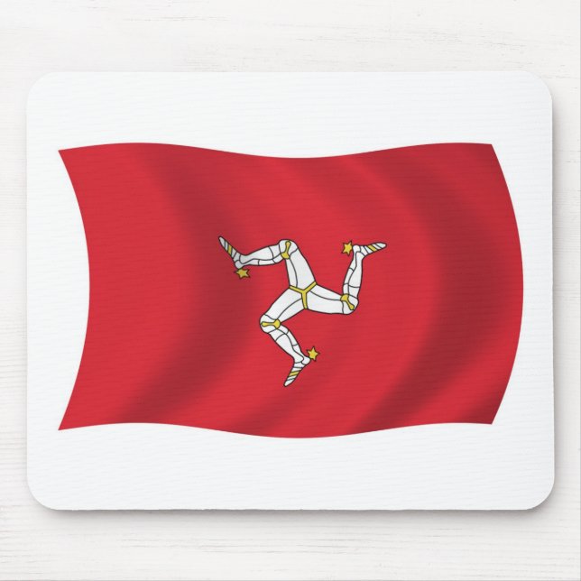 Isle of Man Flag Mousepad (Front)