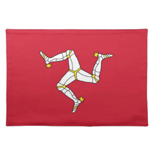 Isle of Man Flag on MoJo Placemat