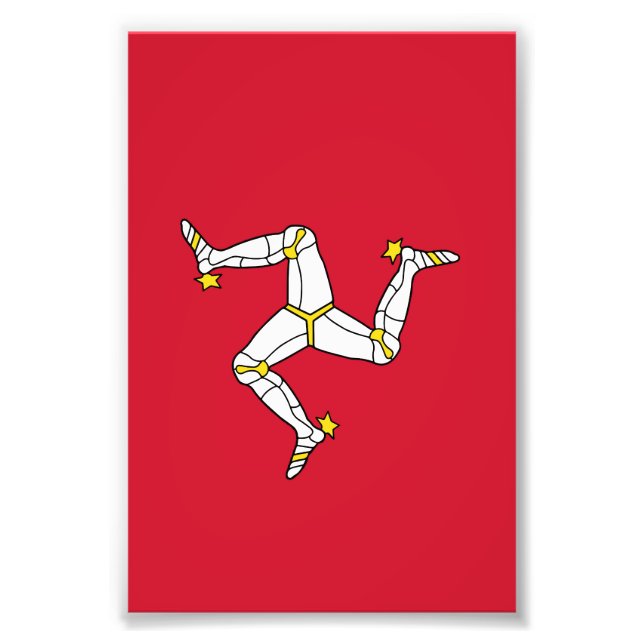 Isle of Man flag Photo Print (Front)
