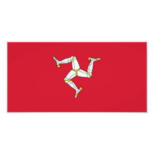 Isle of Man Flag Photo Print