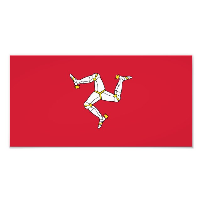 Isle of Man Flag Photo Print (Front)