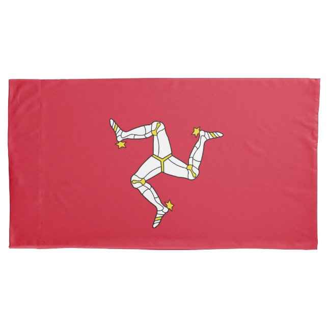 Isle of Man flag Pillow Case (Front)