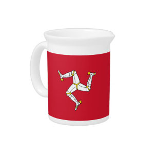 Isle of Man Flag Pitcher