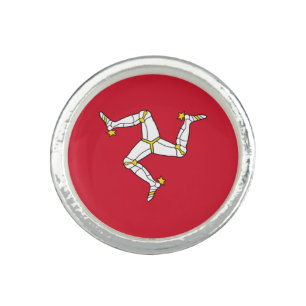 Isle of Man Flag Ring