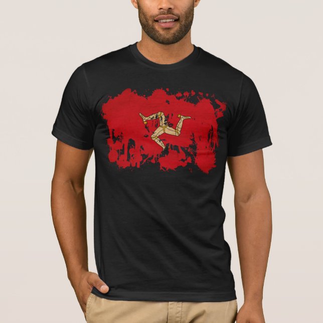 Isle of Man Flag T-Shirt (Front)