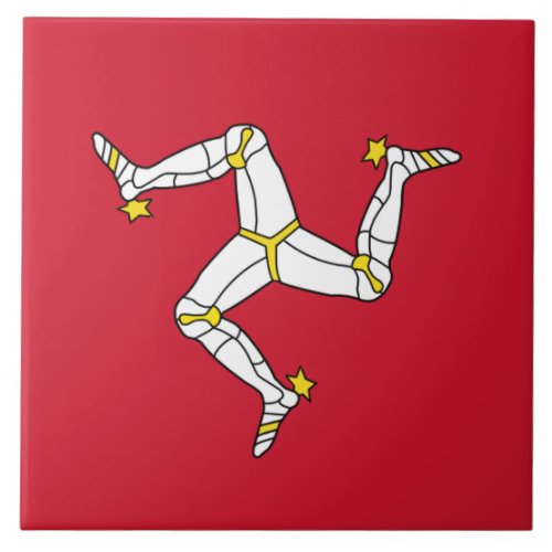 Isle of Man Flag Tile