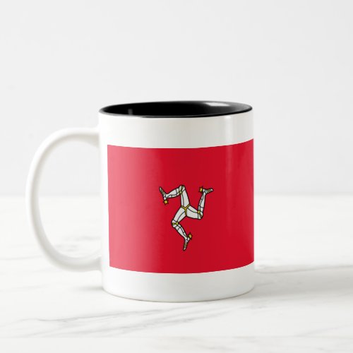 Isle of Man Flag Two_Tone Coffee Mug