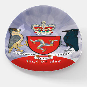 Isle of Man Holiday, Dome, patriotic UK / British Paperweight