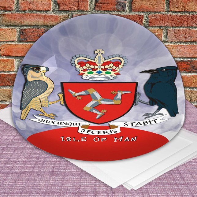 Isle of Man Holiday, Dome, patriotic UK / British Paperweight (Creator Uploaded)