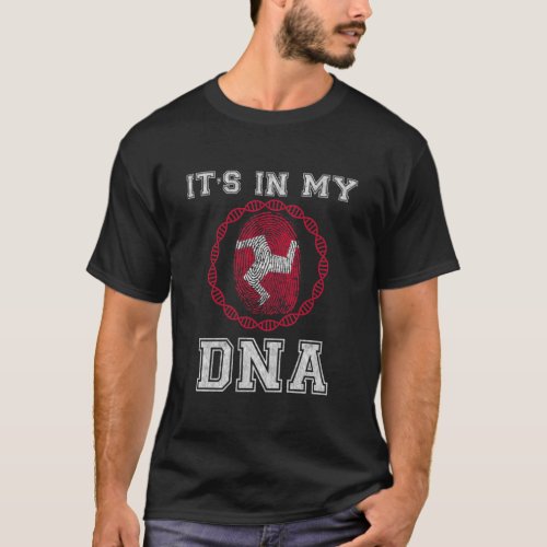 Isle Of Man Its In My Dna Gift For Manx From Isle  T_Shirt