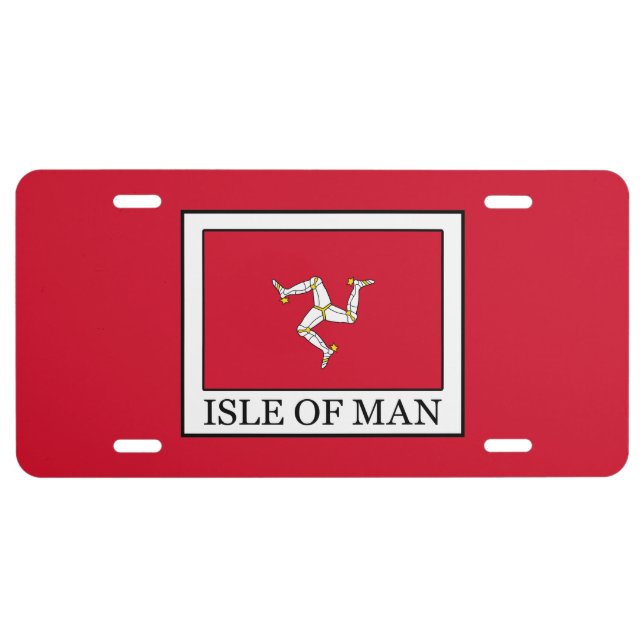Isle of Man License Plate (Front)