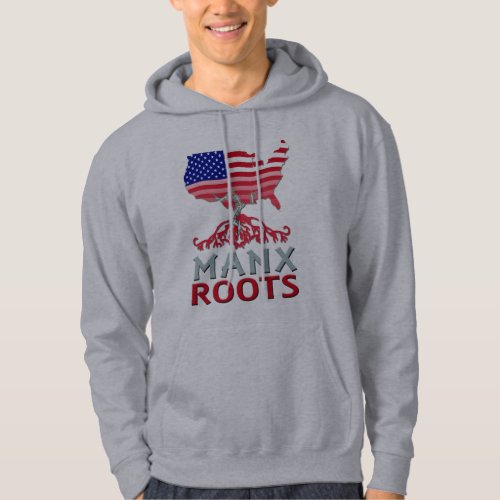 Isle of Man Manx American   Hoodie