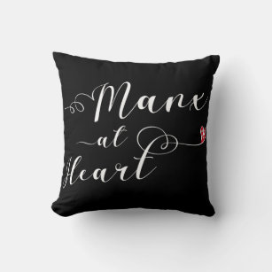 Isle of Man Manx At Heart   Throw Pillow