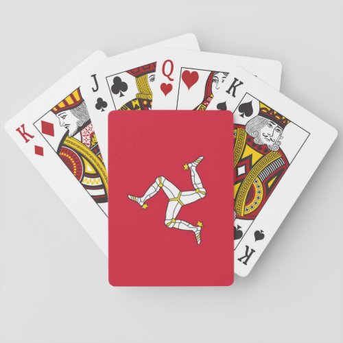 Isle of Man National World Flag Poker Cards