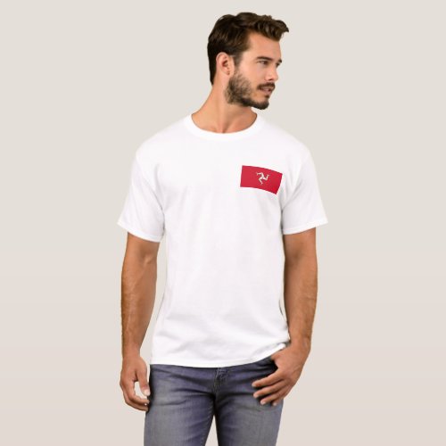 Isle of Man National World Flag T_Shirt