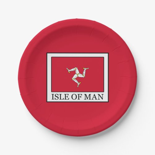 Isle of Man Paper Plates