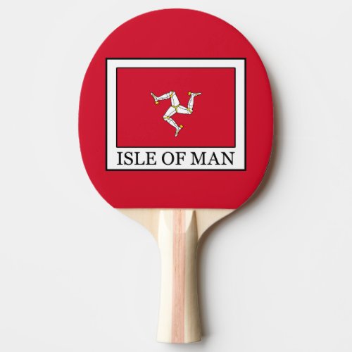 Isle of Man Ping Pong Paddle