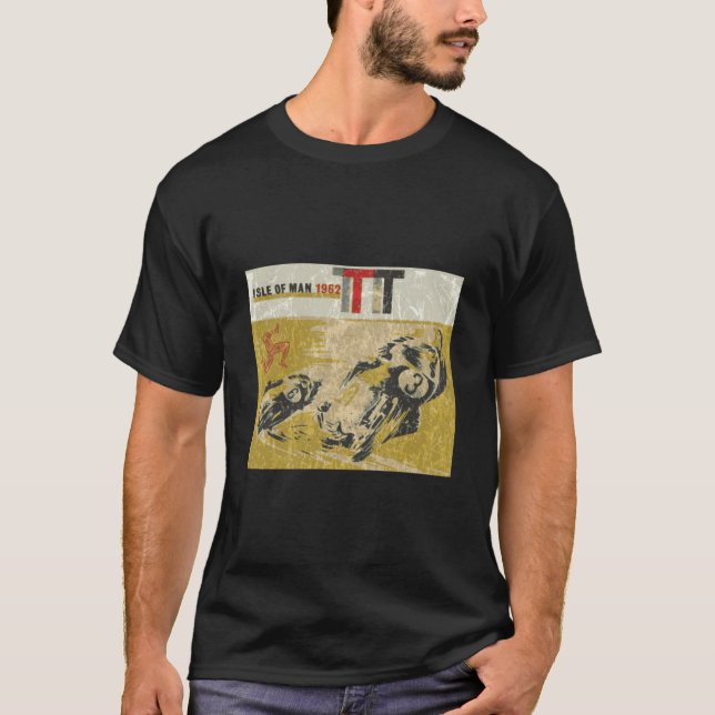 Isle of Man vintage Motorcycle Races Classic  T-Shirt (Front)