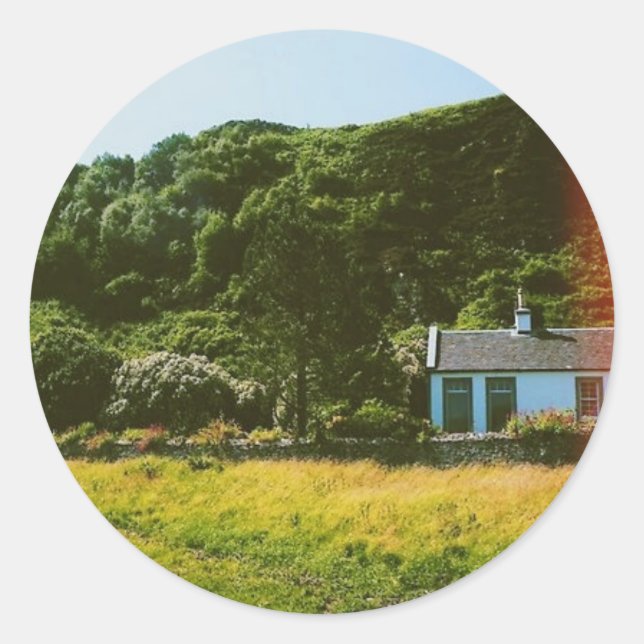 Isle of Mull, Inner Hebrides, Scotland Classic Round Sticker (Front)