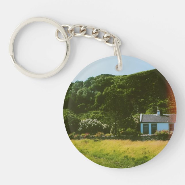 Isle of Mull, Inner Hebrides, Scotland Keychain (Front)