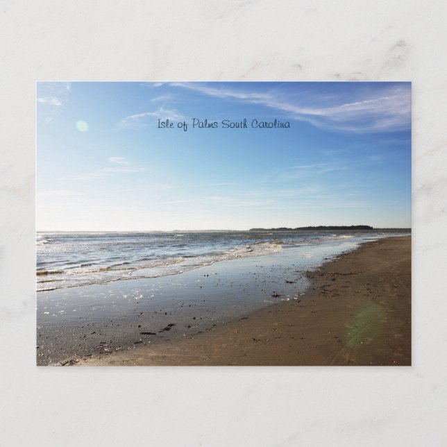 Isle of Palms Beach  Sunset South Carolina  Postcard (Front)