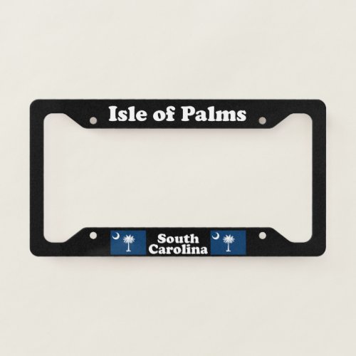 Isle of Palms SC _ LPF License Plate Frame