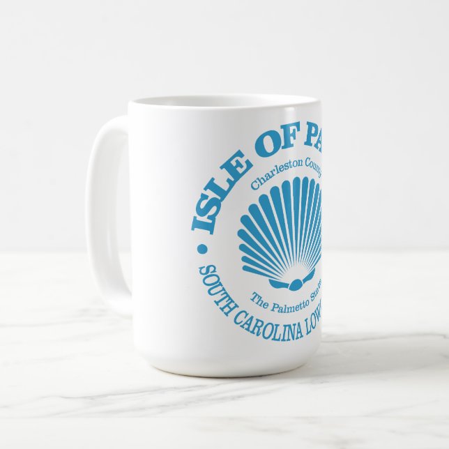 Isle of Palms (seashell) Coffee Mug (Front Left)