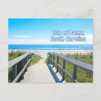 Isle of Palms South Carolina Beach  Postcard