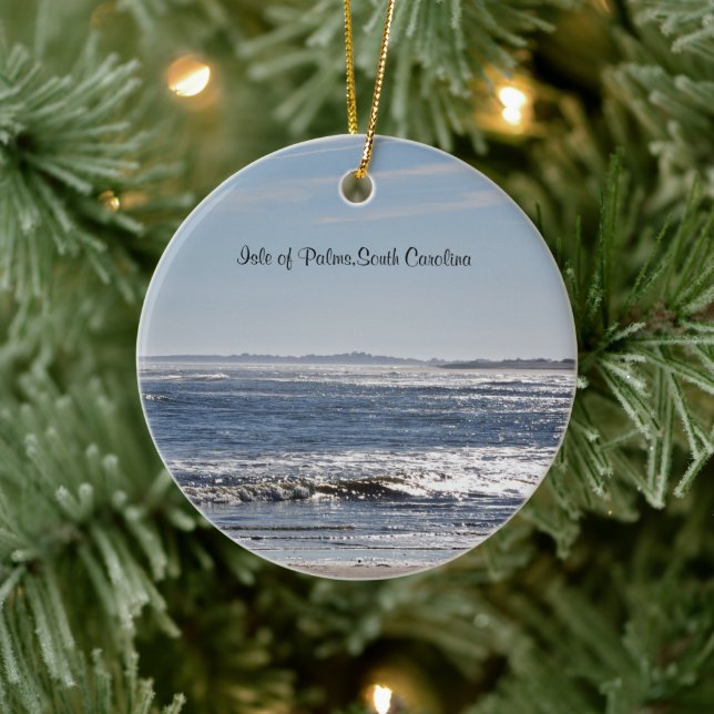 Isle of Palms,South Carolina Ceramic Ornament (Tree)