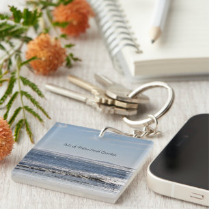 Isle of Palms South Carolina Photo Keychain
