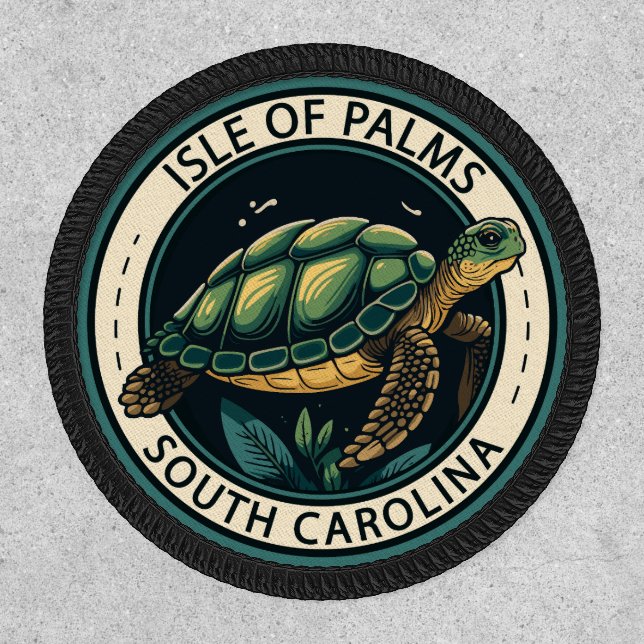 Isle of Palms South Carolina Turtle Badge (Front)