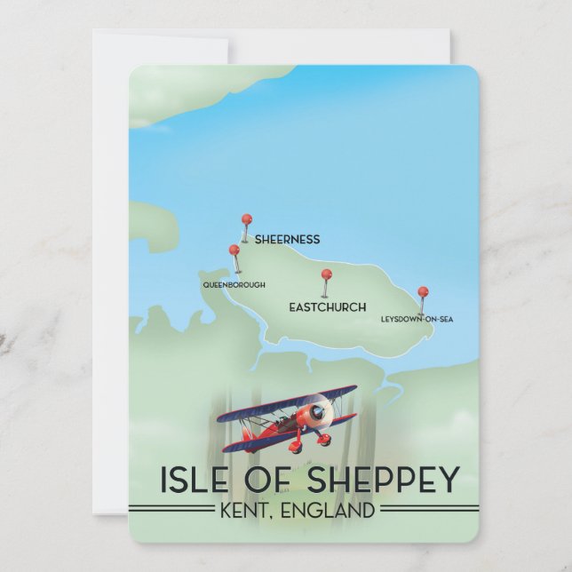 isle of Sheppey Kent England travel poster (Front)