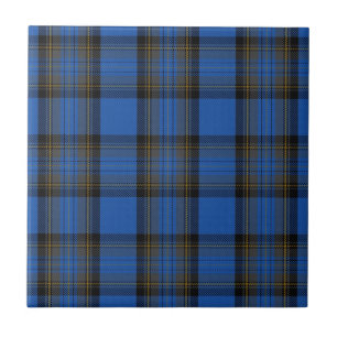 Isle of Skye Clan Hunting Tartan Plaid Ceramic Tile