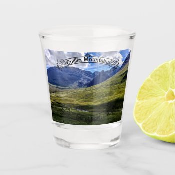 Isle Of Skye Cuillin Mountains Shot Glass by forgetmenotphotos at Zazzle