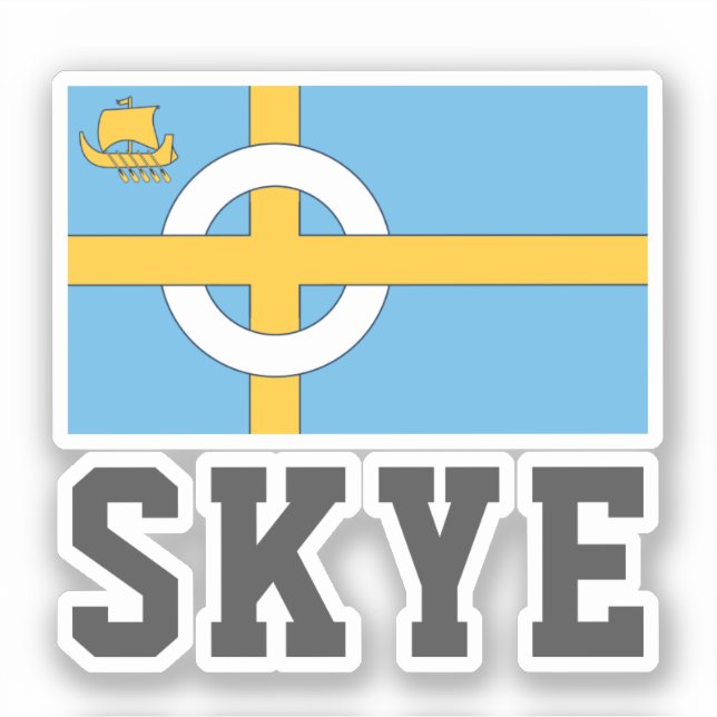 Isle of Skye flag, SCOTLAND Sticker (Front)