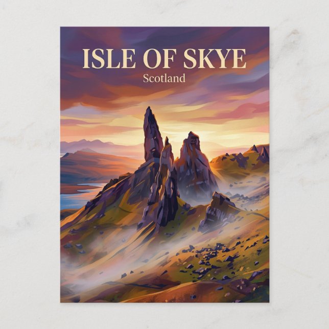 Isle of Skye Scotland Postcard (Front)