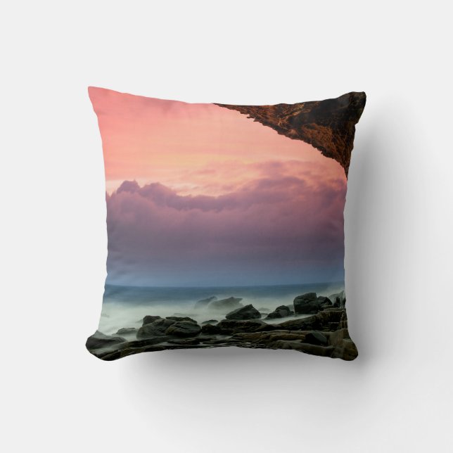 Isle of Skye, Scotland, Throw Pillow (Front)