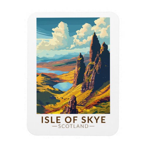 Isle of Skye Scotland Travel Art Vintage Magnet