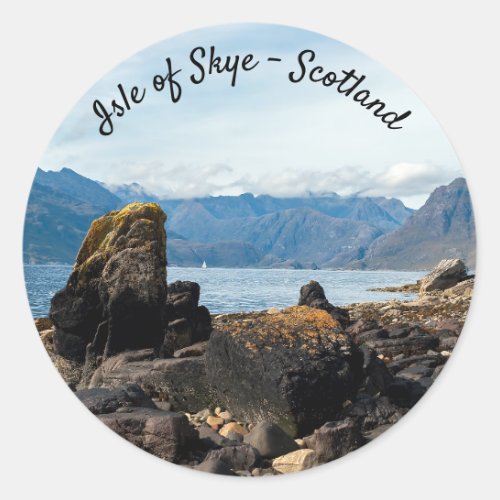 Isle of Skye _ Scotland UK Classic Round Sticker